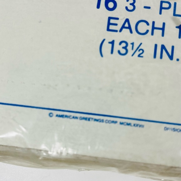 VTG American Greetings Napkins Parties Sure Are Fun Cartoon Lions NOS Pack Of 16 - Picture 4 of 4